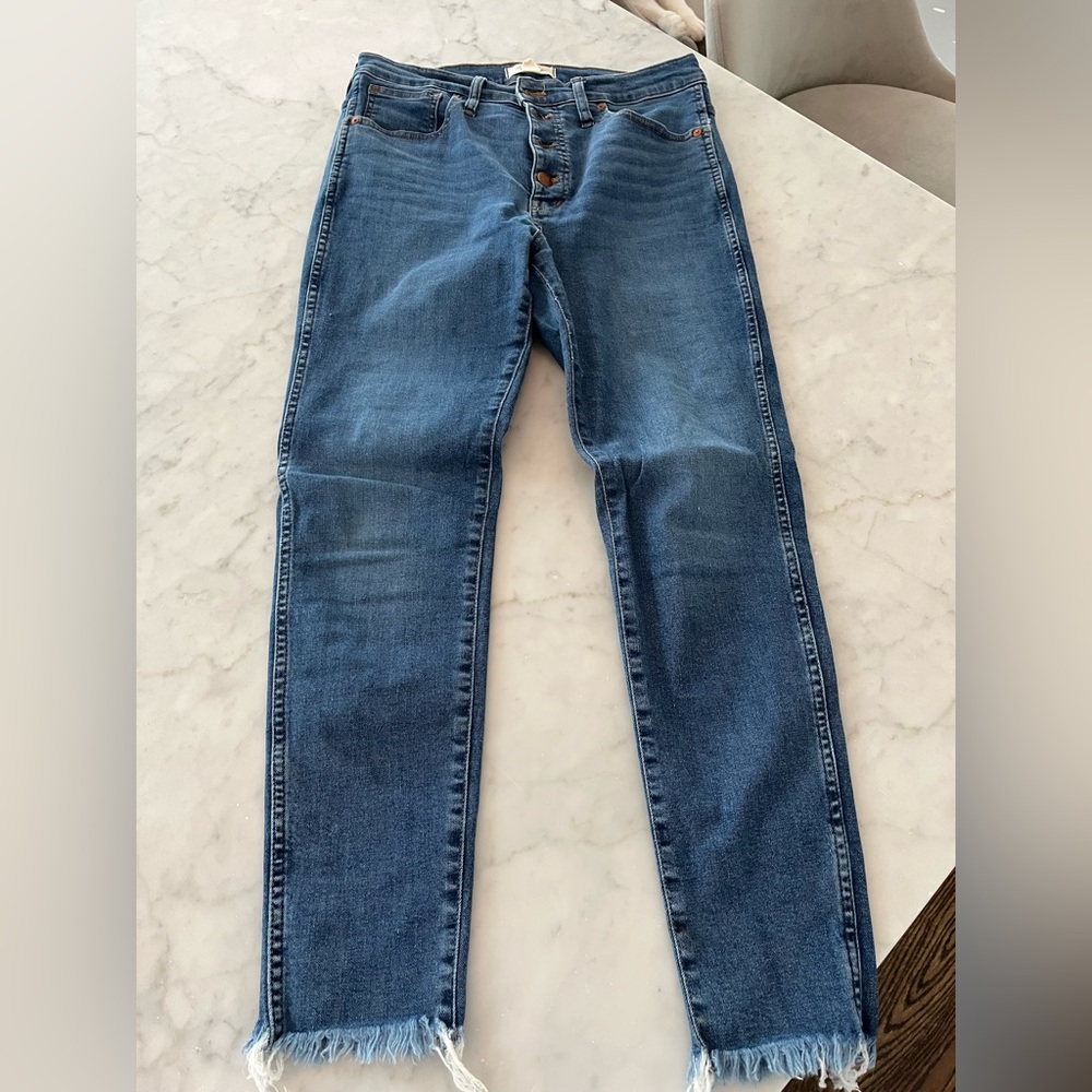 Madewell 10” High Rise Button Front Skinny Jean